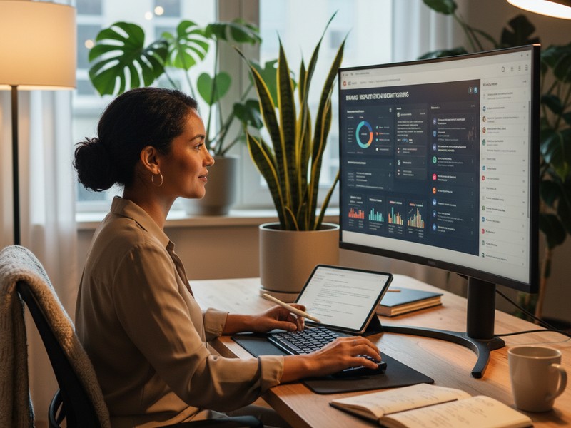 Community management specialist managing social media interactions and brand reputation